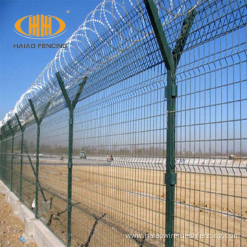 Wholesale green pvc coated security fence for airport